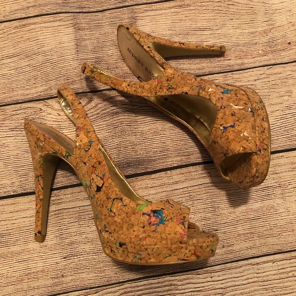Audrey Brooke Shoes - [Audrey Brooke] Ladies Paint Splatter Heels